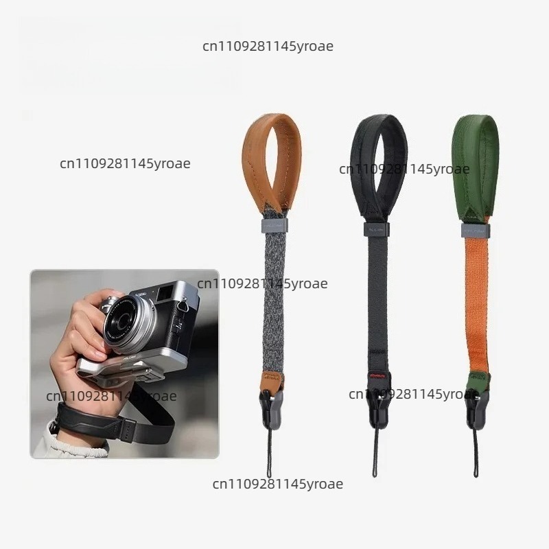 Camera Wrist Strap - สายรัดข้อมือแม่เหล็กแบบปลดเร็วสำหรับกล้องถ่ายภาพ สไตล์สายรัดข้อมือ สำหรับอุปกรณ์ถ่ายภาพแนวสตรีท