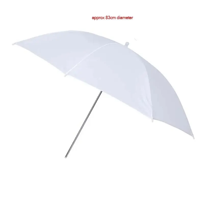 Photography Umbrella - อุปกรณ์กระจายแสงแฟลชสะท้อนแสงสีขาวแบบนิ่มสะท้อนแสงสำหรับถ่ายภาพบุคคลร่มแบบสีขาวนวลสะท้อนแสงแบบพกพา