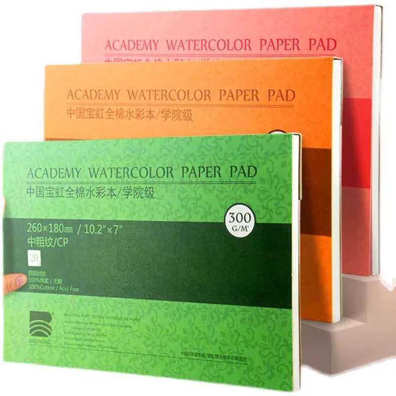 Photography Book - ผ้าฝ้าย 100% กระดาษสีน้ําซีล Pad 32K 16K