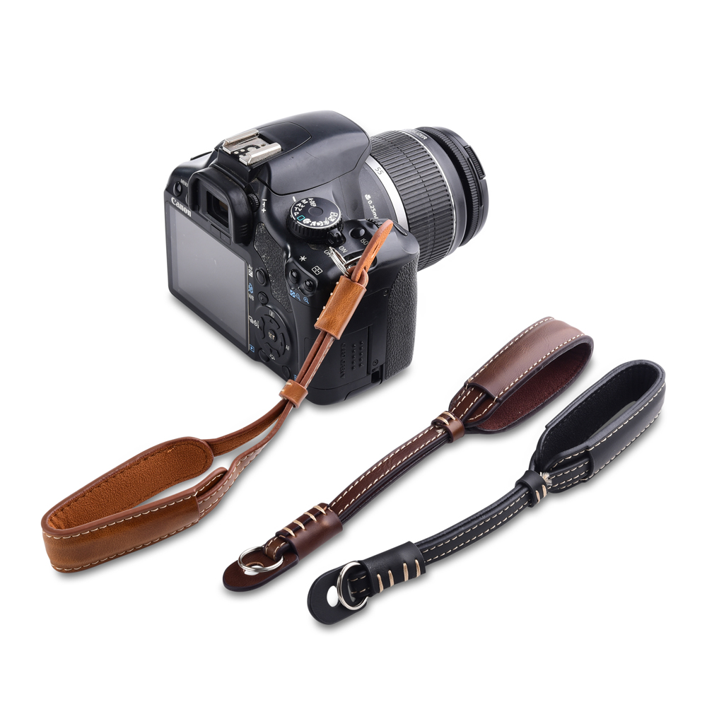 Camera Wrist Strap - กล้องหนัง Hand Grip แหวนโลหะสายรัดข้อมือสําหรับ Canon EOS
