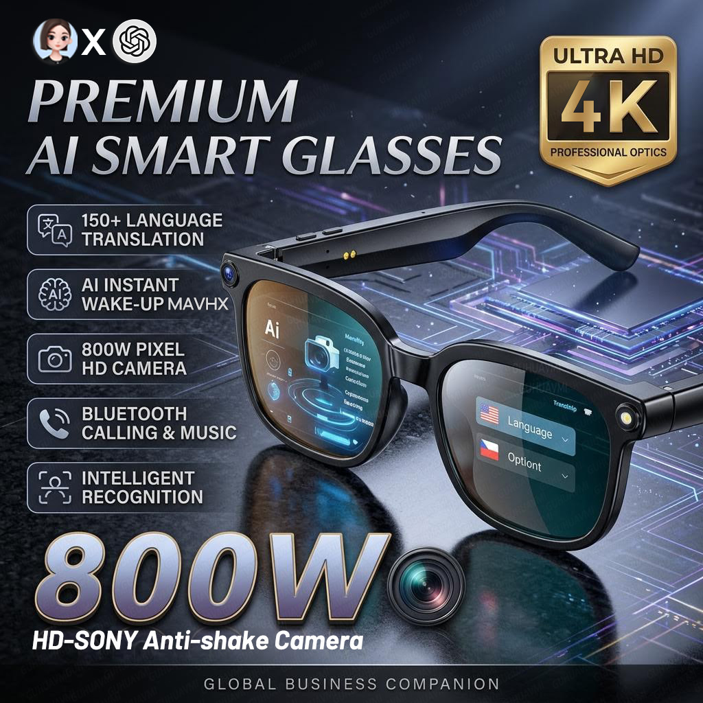 แว่นตาอัจฉริยะ 2026 4K 8MP สำห - Photography Japanese บทวิจารณ์และราคา