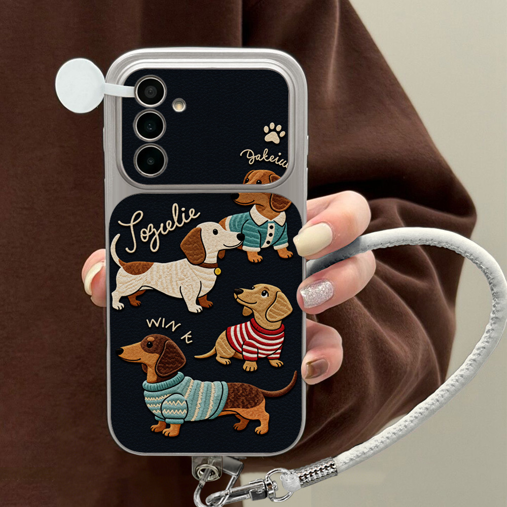 การ์ตูนดัชชุนด์เคสโทรศัพท์สำหร - Camera Wrist Strap บทวิจารณ์และราคา