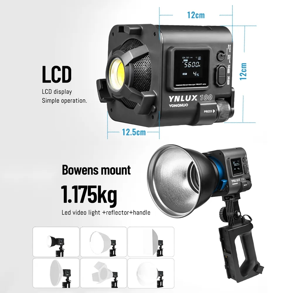 ไฟวิดีโอ LED แบบพกพา YONGNUO Y - Photography Videos Free บทวิจารณ์และราคา
