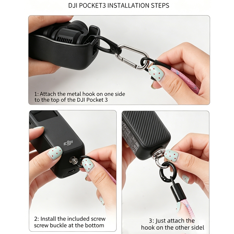 สายคล้องคอ สายรัดข้อมือ เชือกก - Camera Wrist Strap บทวิจารณ์และราคา