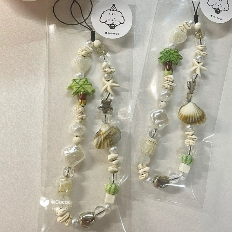 สายคล้องโทรศัพท์ประดับเปลือกหอ - Camera Wrist Strap บทวิจารณ์และราคา