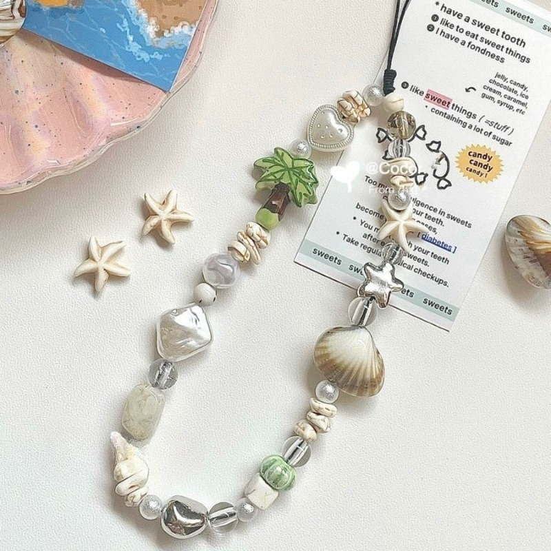 สายคล้องโทรศัพท์ประดับเปลือกหอ - Camera Wrist Strap บทวิจารณ์และราคา
