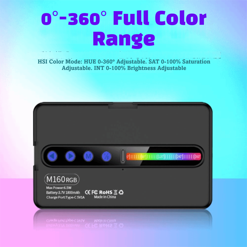 ไฟวิดีโอ LED RGB ปรับความสว่าง - Photography Videos Free บทวิจารณ์และราคา